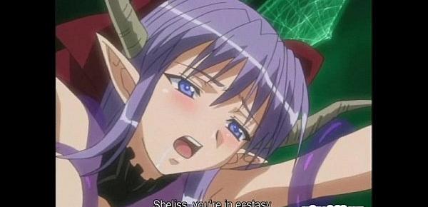  Pregnant anime with bigboobs caught and drilled by tentacles